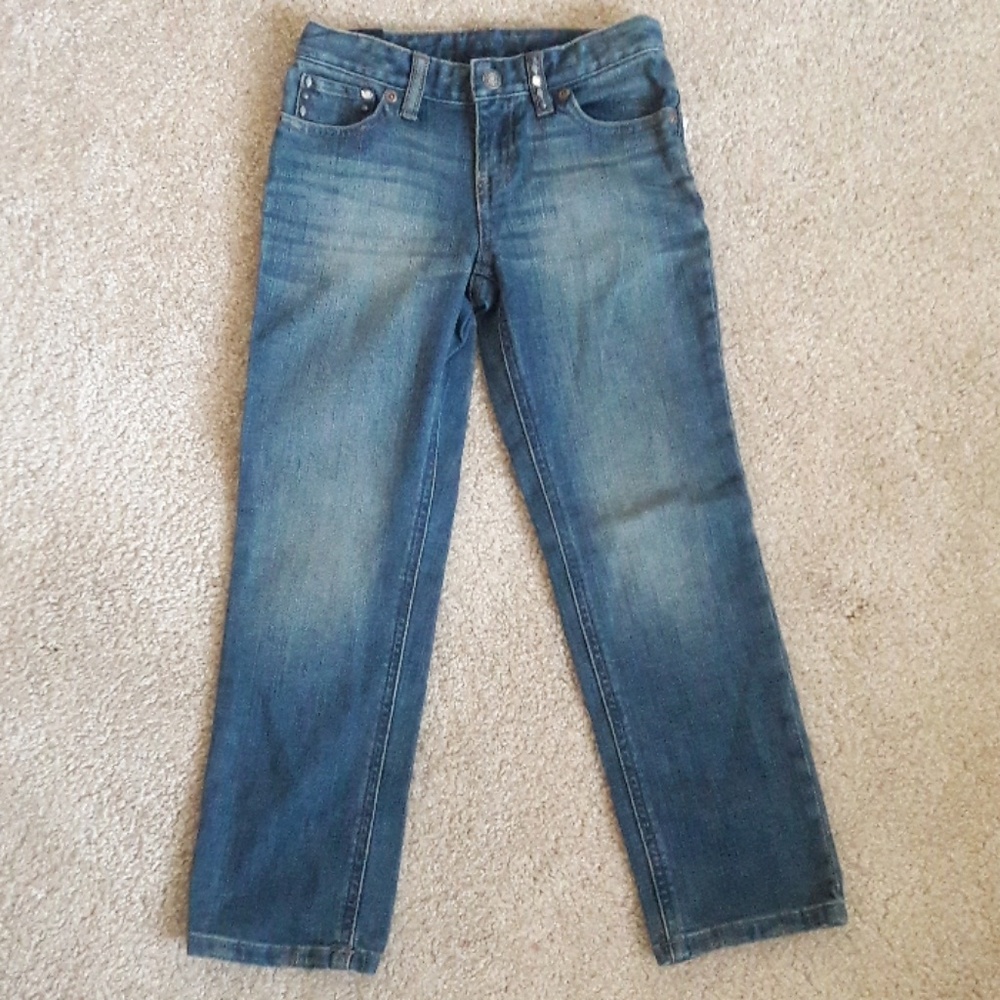 Ralph lauren rhinestone studded bootcut jeans